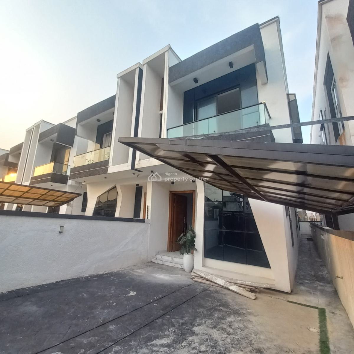 The Most Affordable  Self Compound  Semi Detached with Bq, Chevron Toll Gate,   Orchid Road, Lekki, Lagos, Semi-detached Duplex for Sale