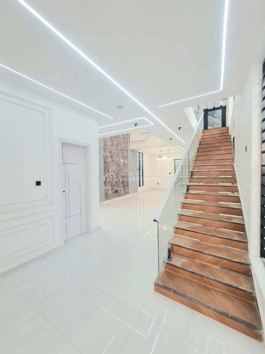 Newly Built 5 Bedroom Detached with Bq & Pool in a Gated Estate, Chevron By 2nd Toll Gate, Lekki, Lagos, Detached Duplex for Sale