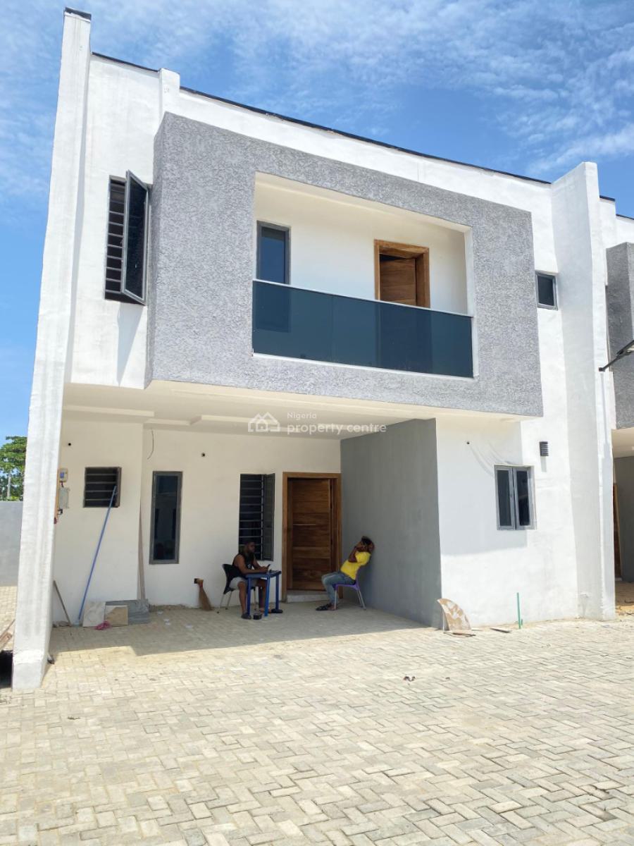 3-bed Terrace Duplex ⁃ 15mins Drive to Eko Hotel, 5mins Walk to Beach, Abraham Adesanya Road, Ogombo, Ajah, Lagos, Terraced Duplex for Sale