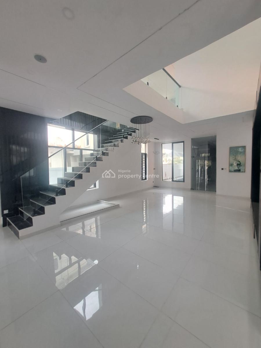 Newly Built 5 Bedroom Detached with Bq & Pool in a Gated Estate, Chevron By 2nd Toll Gate, Lekki, Lagos, Detached Duplex for Sale