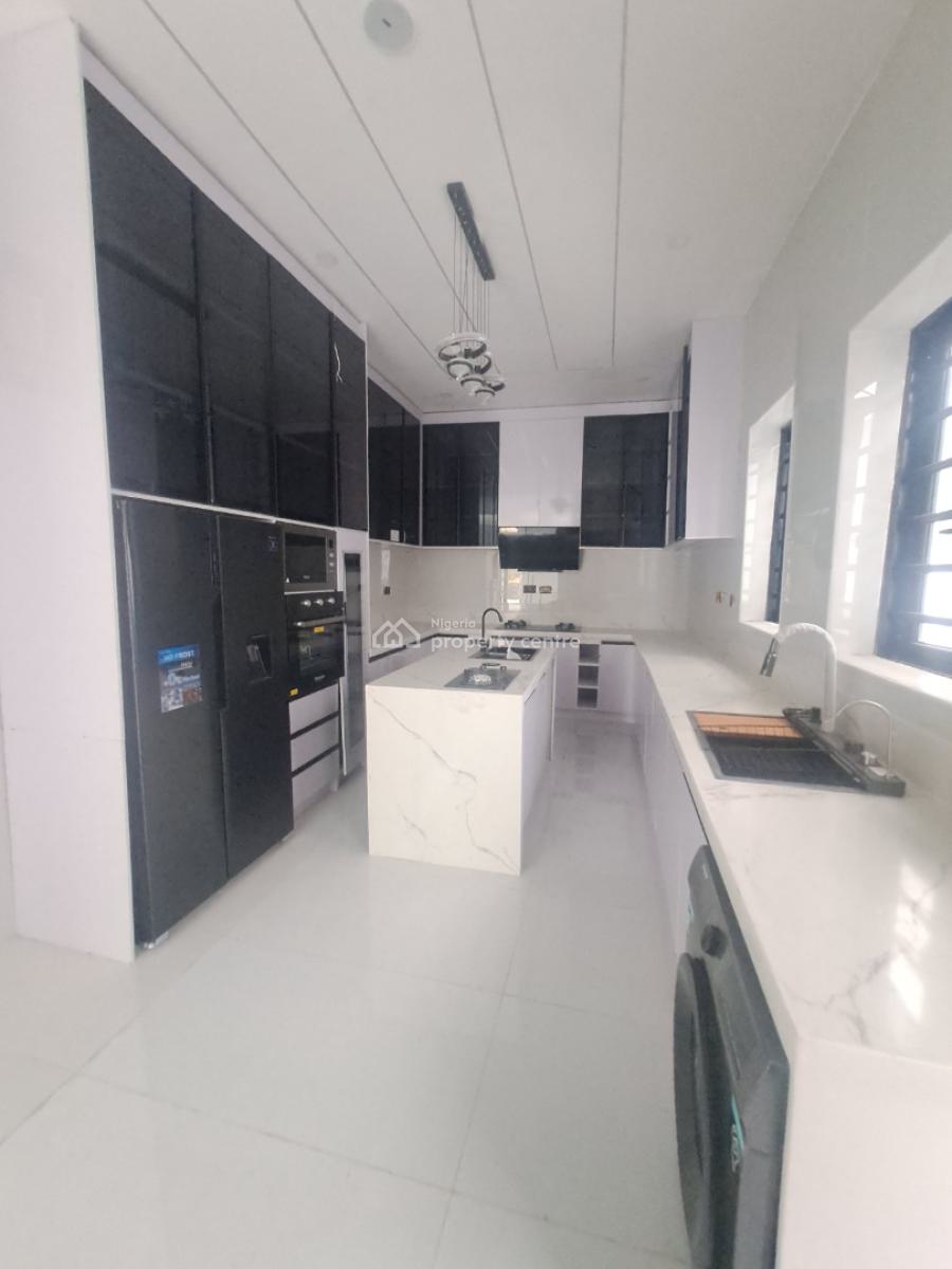 Newly Built 5 Bedroom Detached with Bq & Pool in a Gated Estate, Chevron By 2nd Toll Gate, Lekki, Lagos, Detached Duplex for Sale