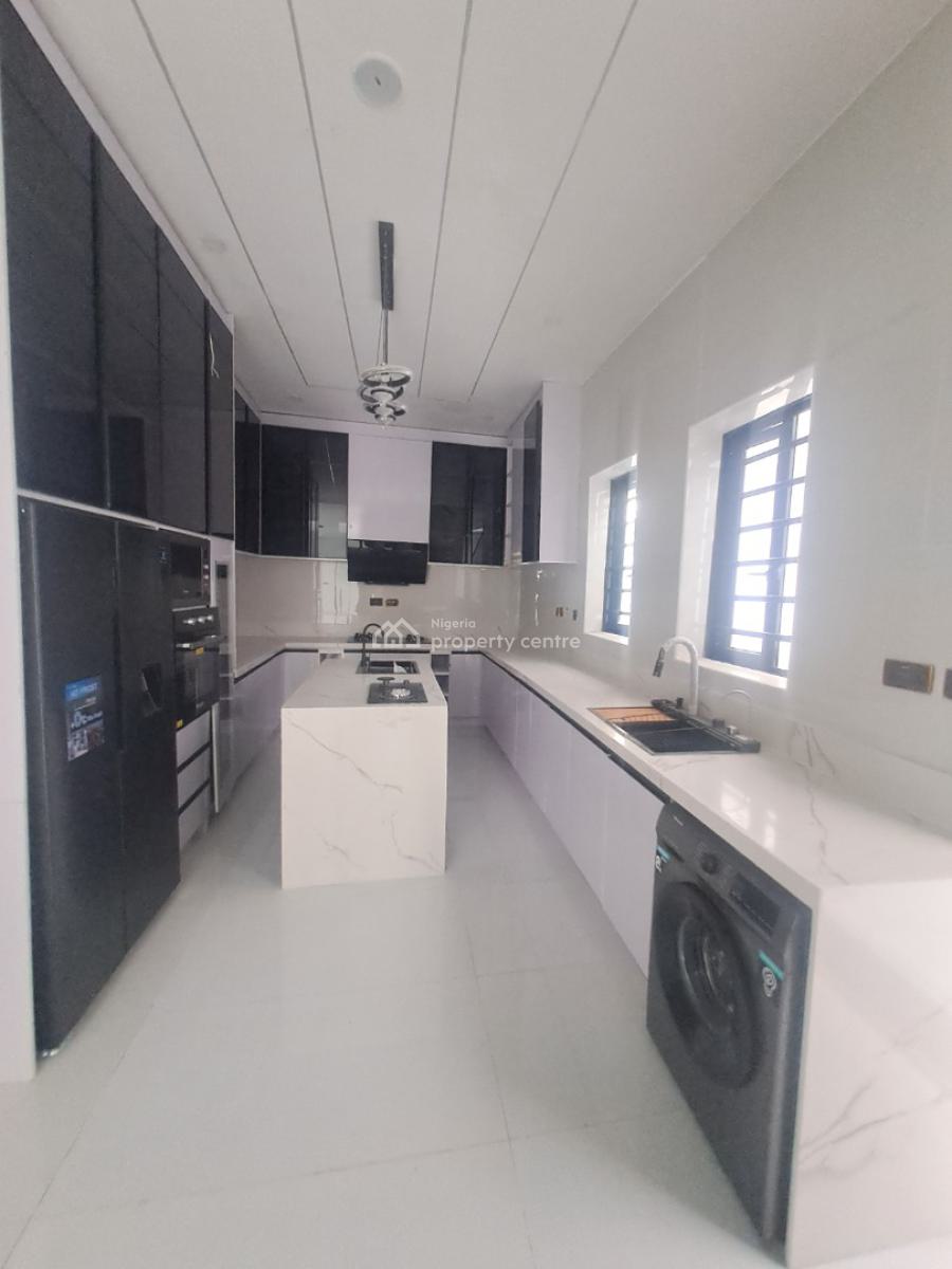 Newly Built 5 Bedroom Detached with Bq & Pool in a Gated Estate, Chevron By 2nd Toll Gate, Lekki, Lagos, Detached Duplex for Sale