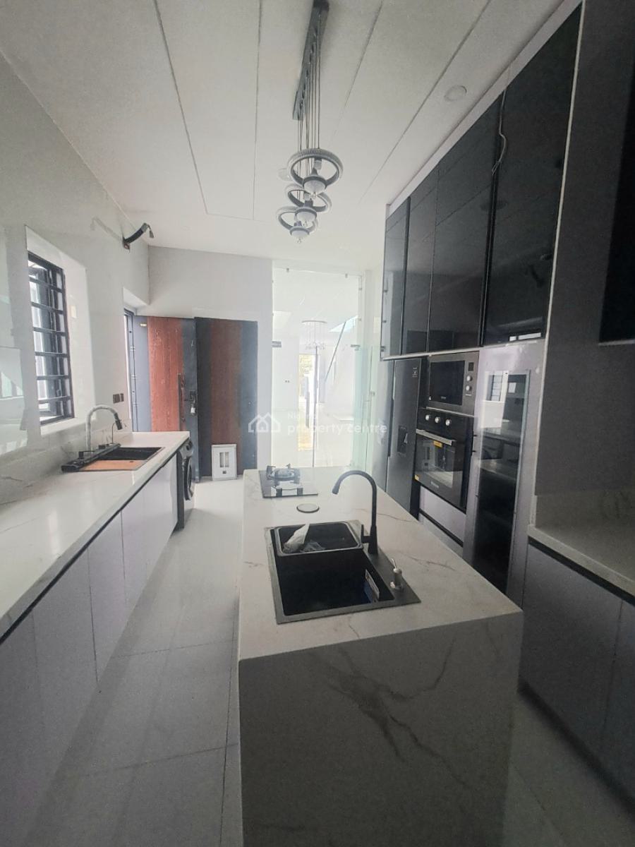 Newly Built 5 Bedroom Detached with Bq & Pool in a Gated Estate, Chevron By 2nd Toll Gate, Lekki, Lagos, Detached Duplex for Sale