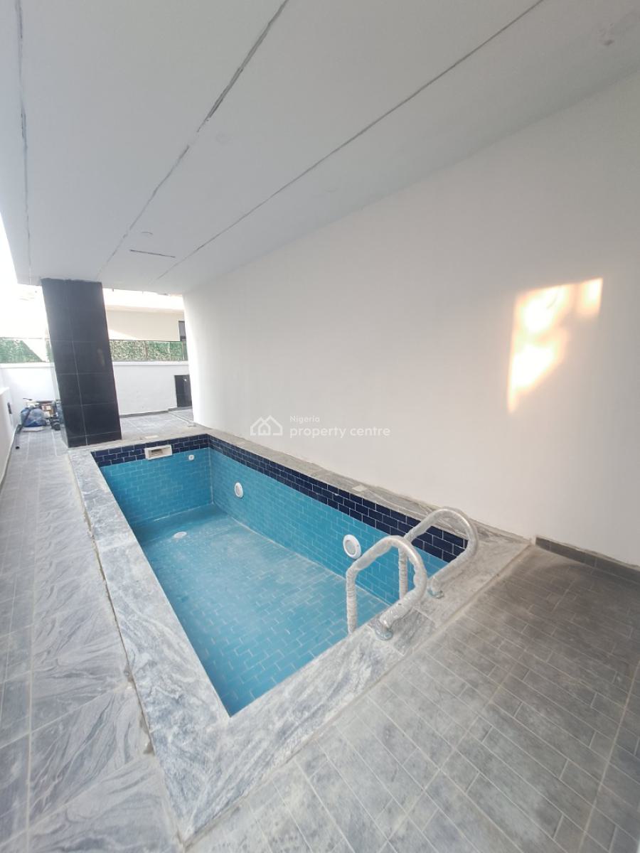 Newly Built 5 Bedroom Detached with Bq & Pool in a Gated Estate, Chevron By 2nd Toll Gate, Lekki, Lagos, Detached Duplex for Sale