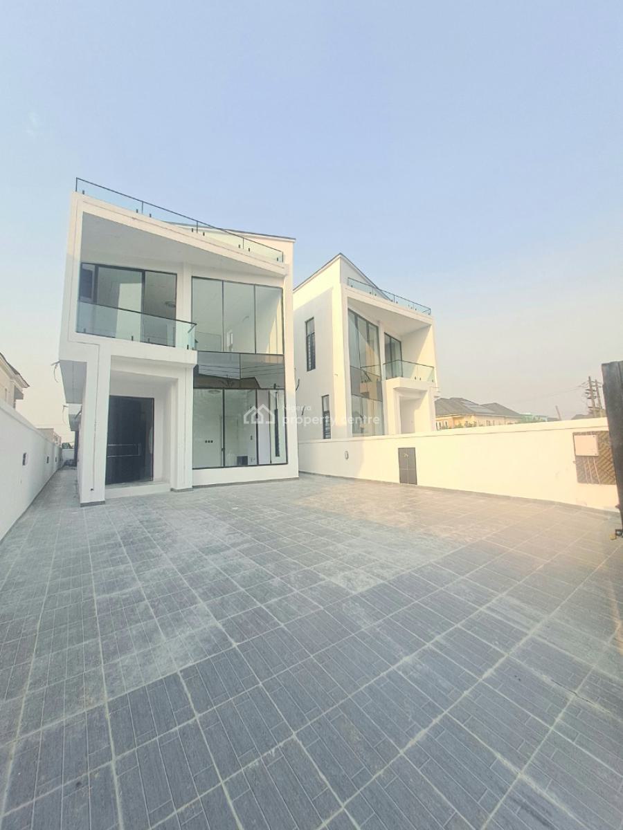 Newly Built 5 Bedroom Detached with Bq & Pool in a Gated Estate, Chevron By 2nd Toll Gate, Lekki, Lagos, Detached Duplex for Sale