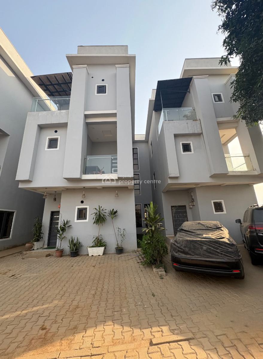 Luxury 4 Bedroom Terrace Duplex with Bq, Mabushi, Abuja, Terraced Duplex for Rent