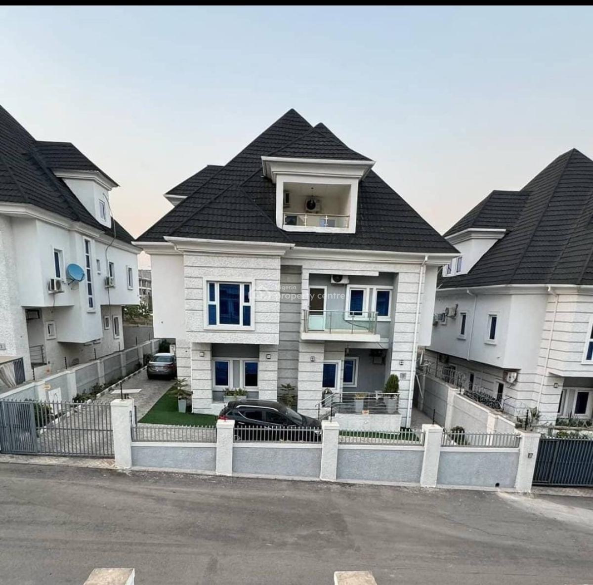 5 Bedroom Fully Detached Duplex with a Pent-floor and Boys Quarters, Guzape District, Abuja, Detached Duplex for Sale