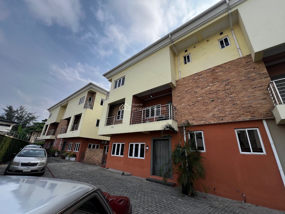Luxury Fully Furnished  4 Bedroom Terrace House with a Room Bq, Old Ikoyi, Ikoyi, Lagos, Terraced Duplex for Rent