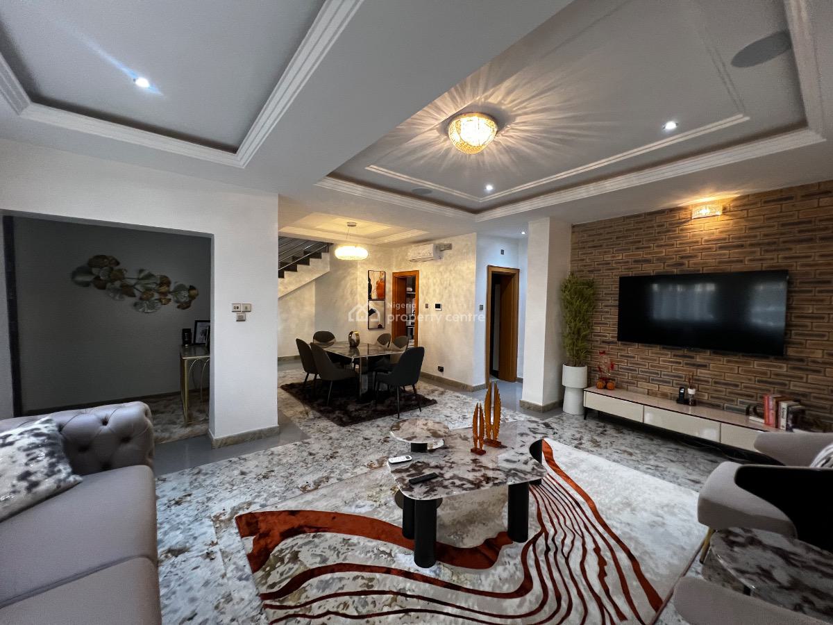 Luxury Fully Furnished  4 Bedroom Terrace House with a Room Bq, Old Ikoyi, Ikoyi, Lagos, Terraced Duplex for Rent