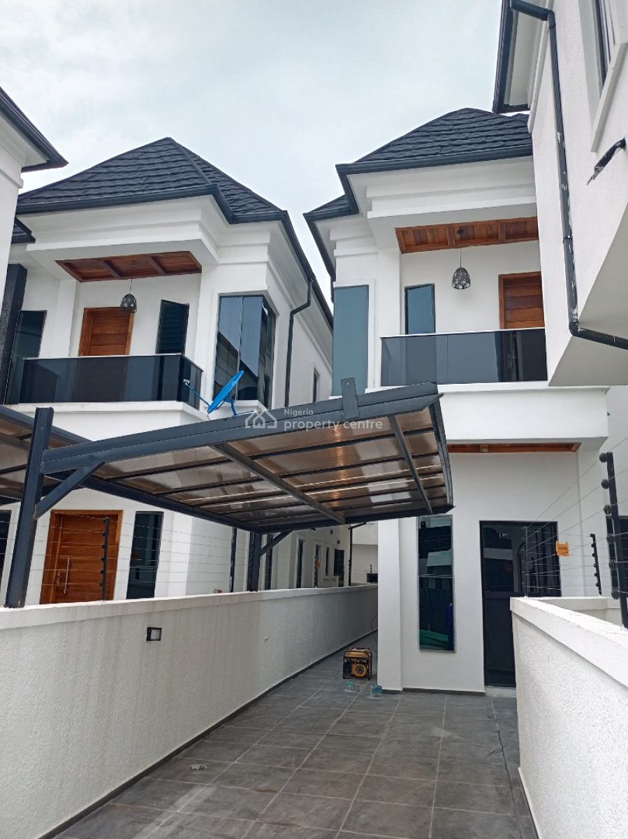 New 4bedroom Fully Detached Duplex with Bq Secured Estate, Orchid Road, Lekki, Lagos, Detached Duplex for Sale
