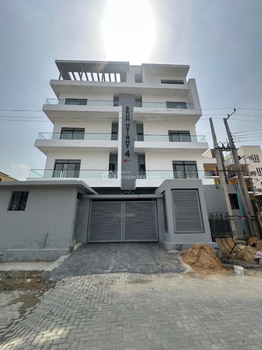 Modern Solid 3bedroom Apartment with Bq, Off Freedom Way, Ikate Lekki, a Highly Sought After Haven Estate, Ikate, Lekki, Lagos, Block of Flats for Sale