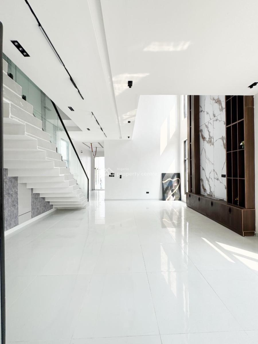 Contemporary 5 Bedroom Detached Duplex with Bq & Pool, Chevron, Lekki, Lagos, Detached Duplex for Sale