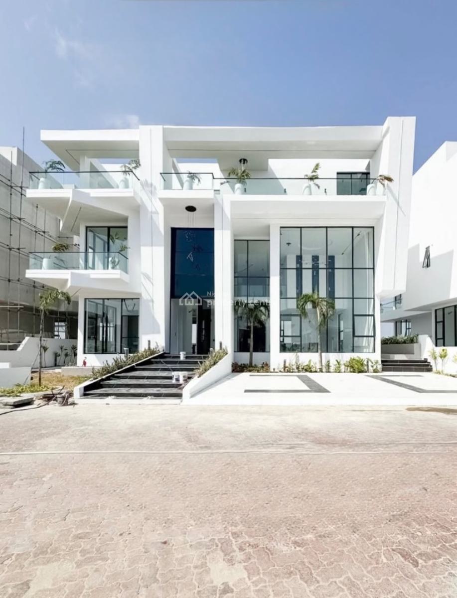 Exotic 5 Bedroom Waterfront Detached Duplex with Pool, a Contemporary Home with Modern Finishing in a Fully Secured Estate, Osapa, Lekki, Lagos, Detached Duplex for Sale