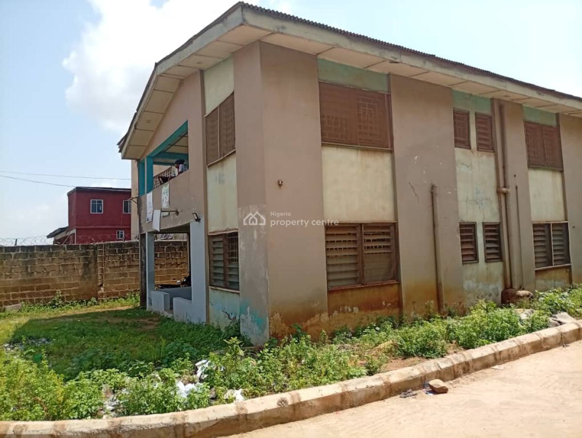 4 Flat of 3 Bedroom Each on a Plot of Land Facing The Tarred Road, Agbowo, Agbowo, Ibadan, Oyo, Block of Flats for Sale