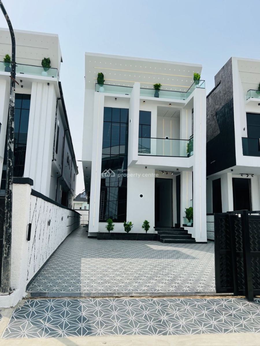 Contemporary 5 Bedroom Detached Duplex with a Swimming Pool, Chevron, Lekki, Lagos, Detached Duplex for Sale