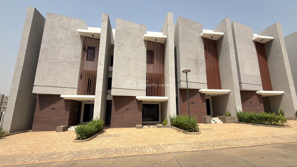 Luxury Smart - 4-bedroom Duplex with Bq in One of The Highly Sought-af, Guzape, Guzape District, Abuja, Terraced Duplex for Rent