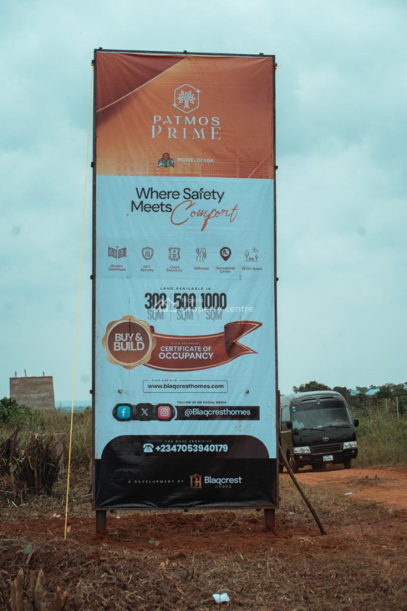 Dry Land with C of O in a Secure Estate, Papalanto Road,masters Golden City, Mowe Town, Ogun, Residential Land for Sale