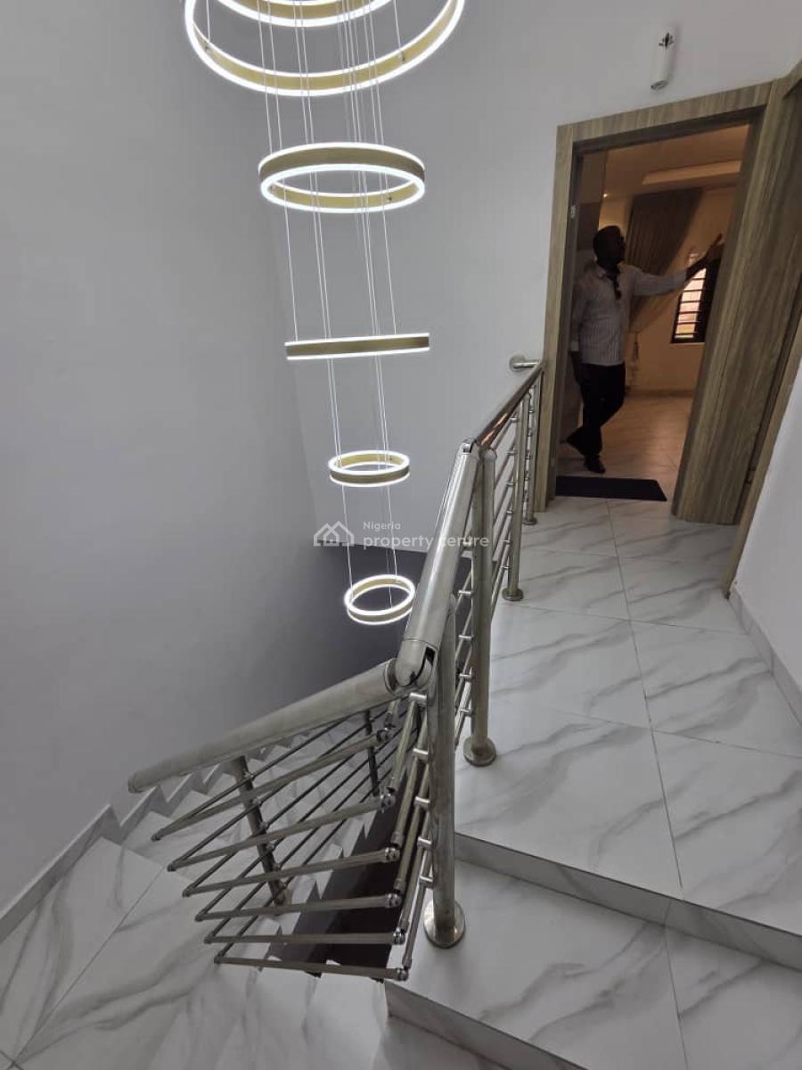 Furnished Duplex in a Serene and Secured Area, Bode Thomas, Surulere, Lagos, Terraced Duplex for Sale