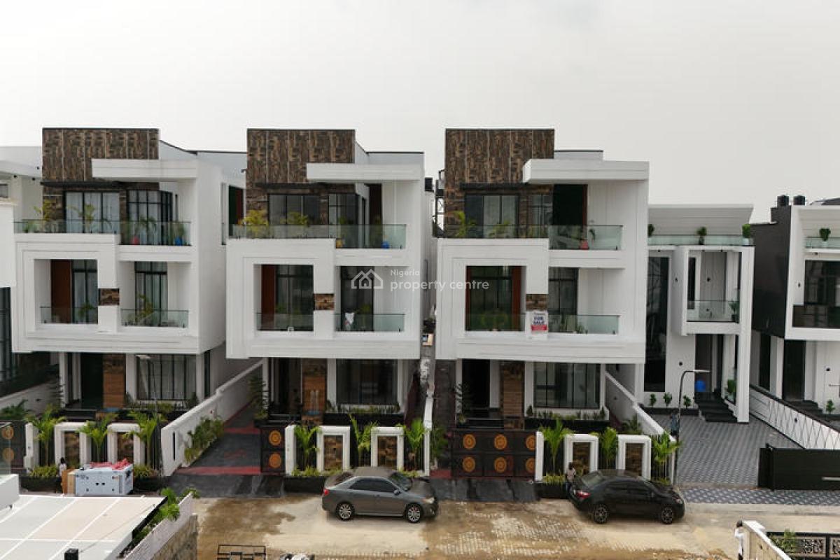 Stunning 5 Bedroom Detached House with Cinema, Swimming Pool and Bq, Chevron, Lekki, Lagos, Detached Duplex for Sale
