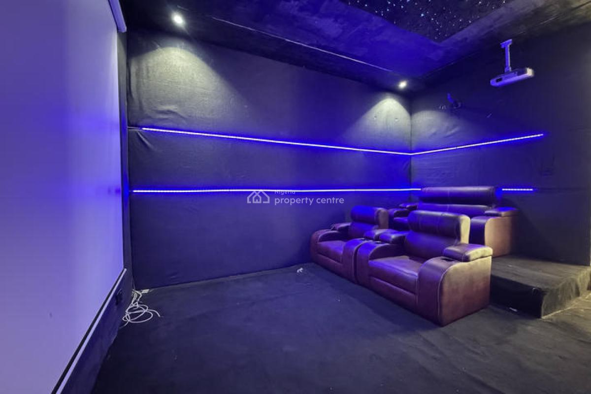 Stunning 5 Bedroom Detached House with Cinema, Swimming Pool and Bq, Chevron, Lekki, Lagos, Detached Duplex for Sale