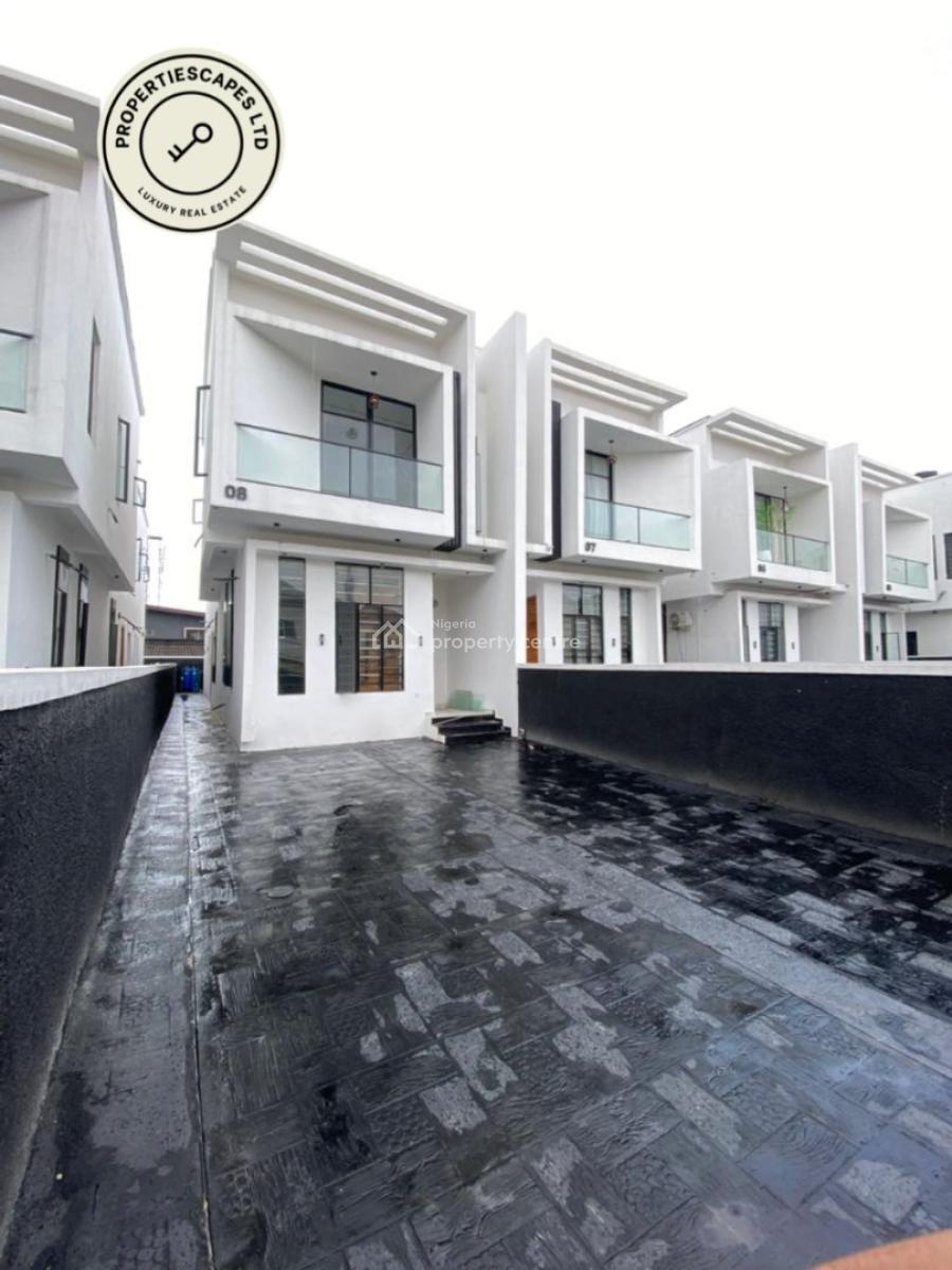 Beautifully Built 4 Bedroom Semi Detached Duplex with  Bq., Idado, Lekki, Lagos, Semi-detached Duplex for Sale