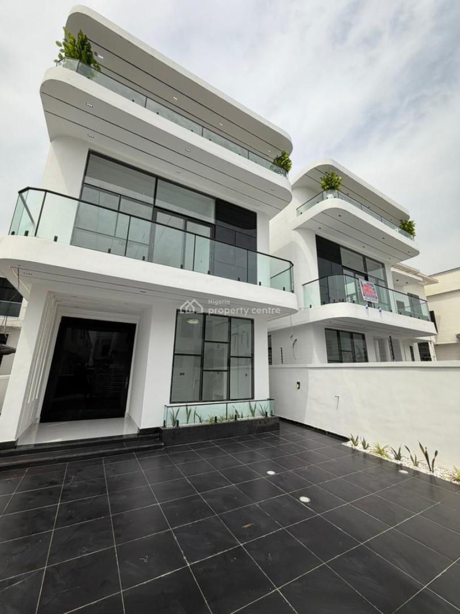 High-end Estate: 5-bedroom Duplex with Bq & Security, Orchid, Lekki, Lagos, Detached Duplex for Sale