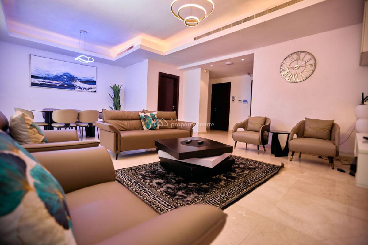 Fully Furnished and Serviced 3 Bedroom Apartment, Eko Atlantic City, Lagos, Flat / Apartment for Rent