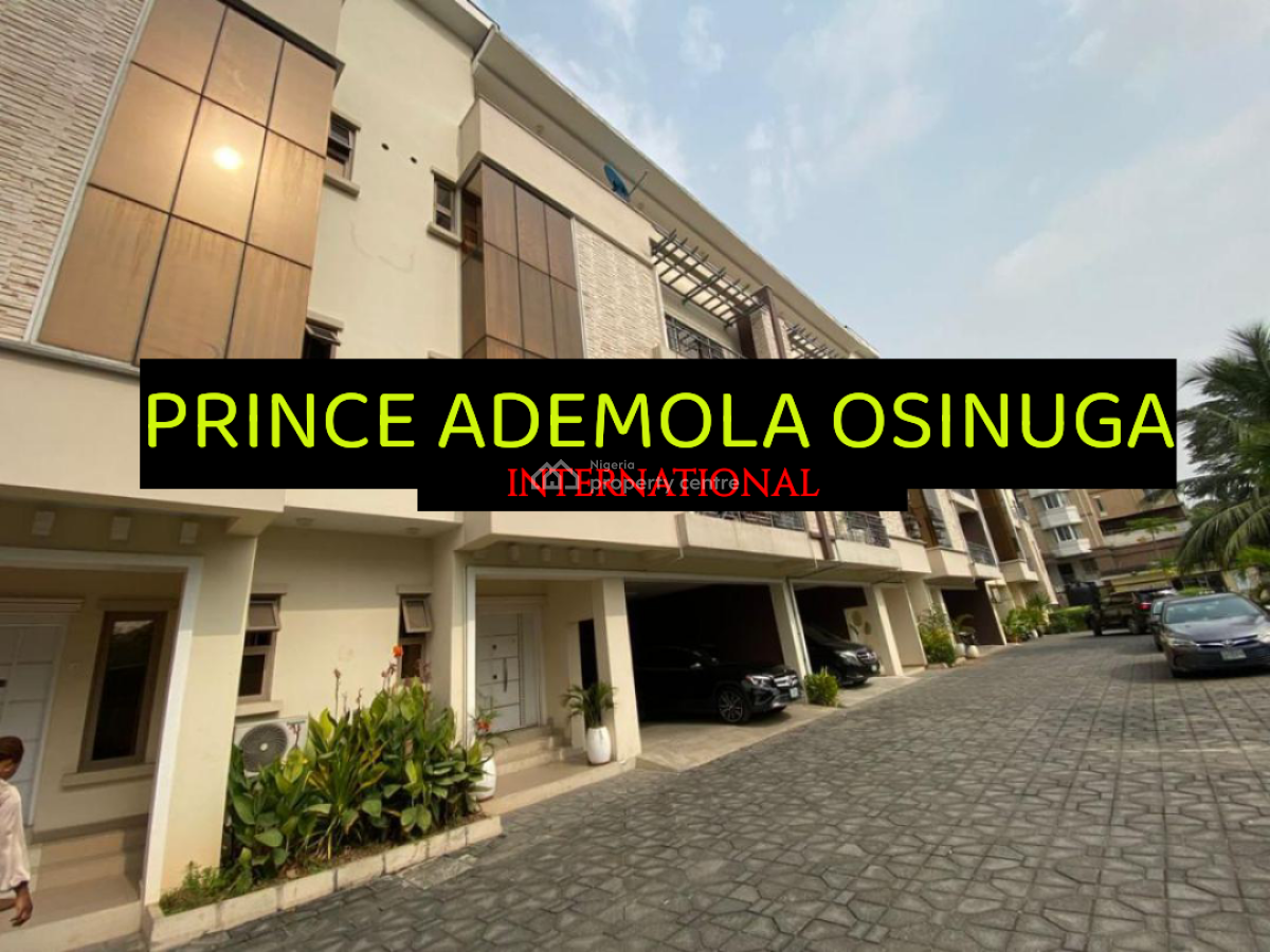 Luxury 4 Bedroom Terrace House +bq+pool+gym, Old Ikoyi, Ikoyi, Lagos, Terraced Duplex for Rent