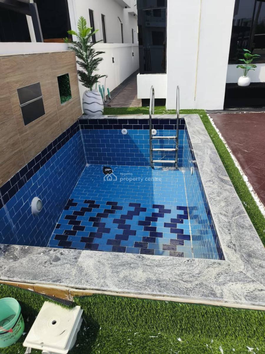 Luxury Brand New 5 Bedroom Fully Detached with Pool and Bq, Toll Gate, Lekki, Lagos, Detached Duplex for Sale