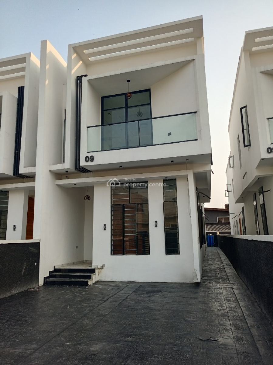 Luxury 4bedroom New House Secured Estate, Serene and Secured, Idado, Lekki, Lagos, Semi-detached Duplex for Rent
