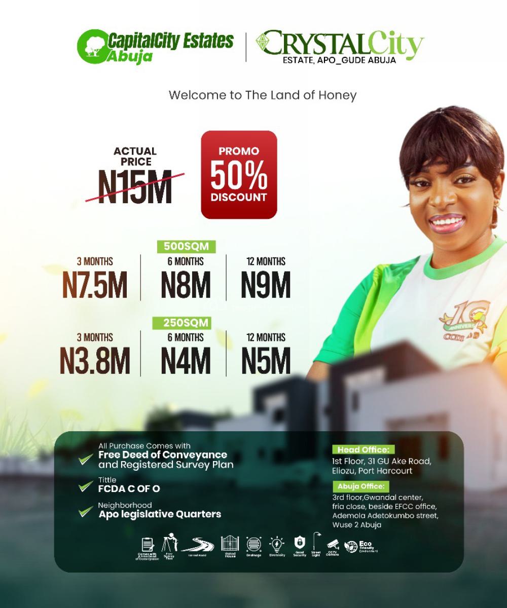 Estate Land, Gude, Apo, Abuja, Residential Land for Sale