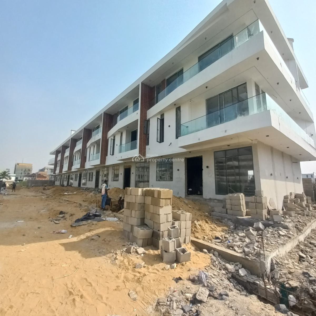 Self Compound  4 Bedroom Terrace Duplex with Swimming Pool, Bq, Lekki Phase 1, Lekki, Lagos, Terraced Duplex for Sale