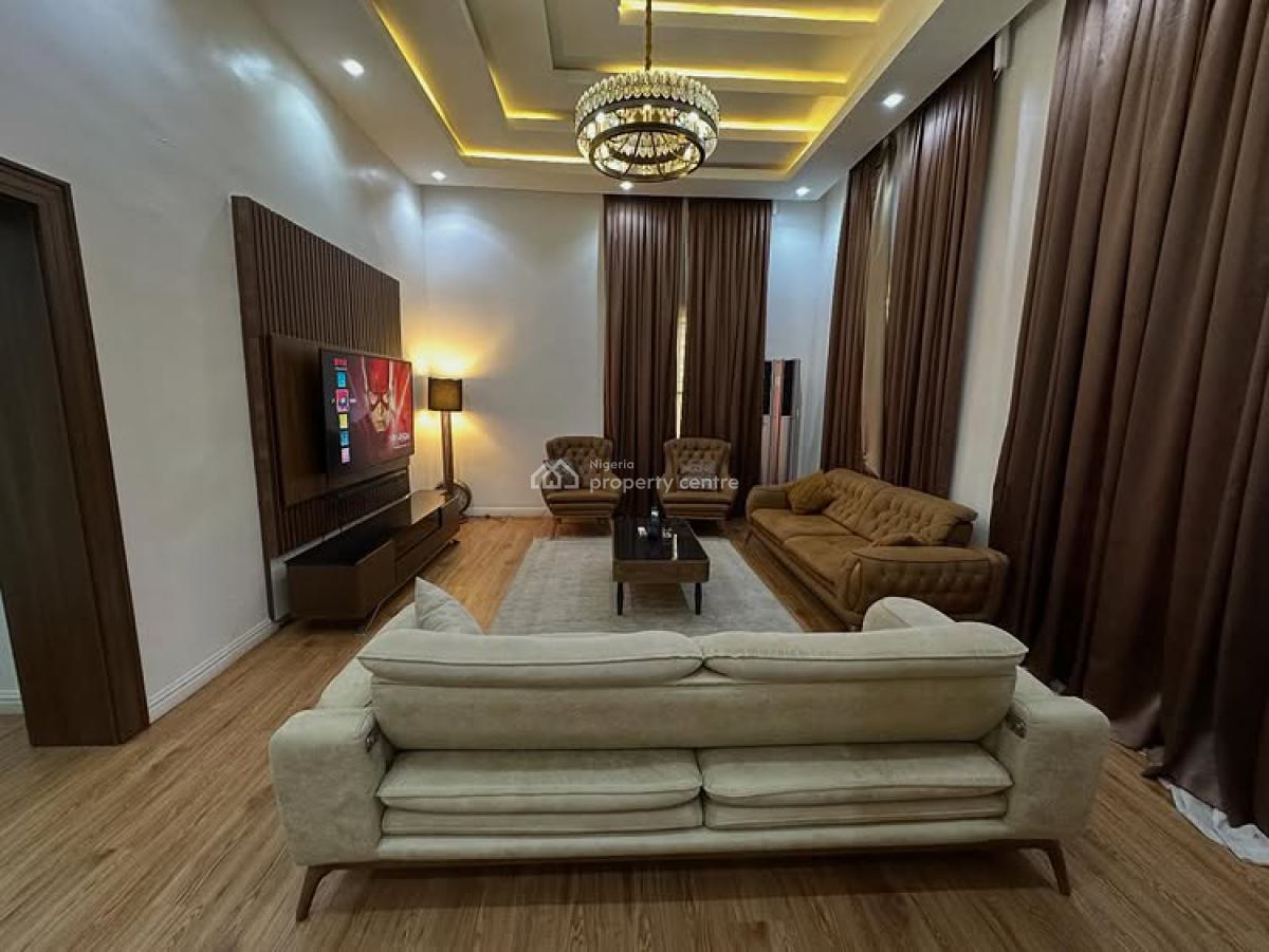 Furnished 3bedroom Bungalow with a Gym,pool& Inverter, Galadimawa, Abuja, Detached Bungalow for Sale