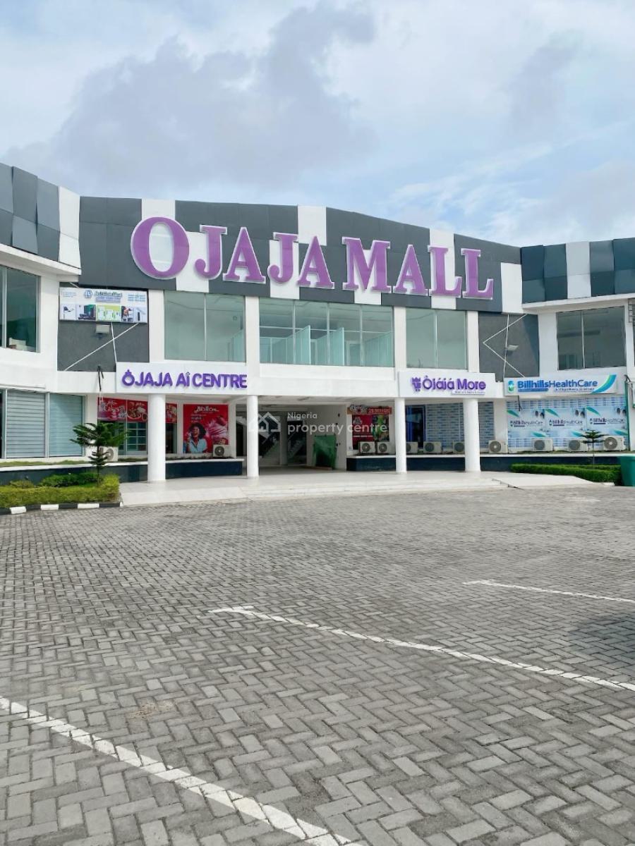 Ground Floor Shop with Excellent Glass View., Chaplin Court Lekki Scheme Ii, Ogombo, Ajah, Lagos, Shop for Rent