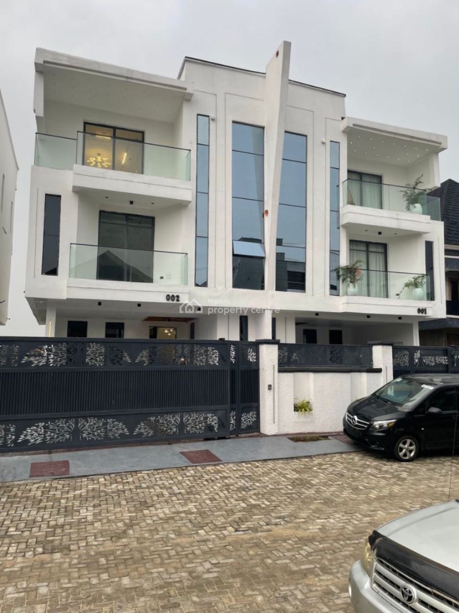 Luxry 4 Bedroom Semi Detached Duplex  with Bq, Idado, Lekki, Lagos, Semi-detached Duplex for Sale