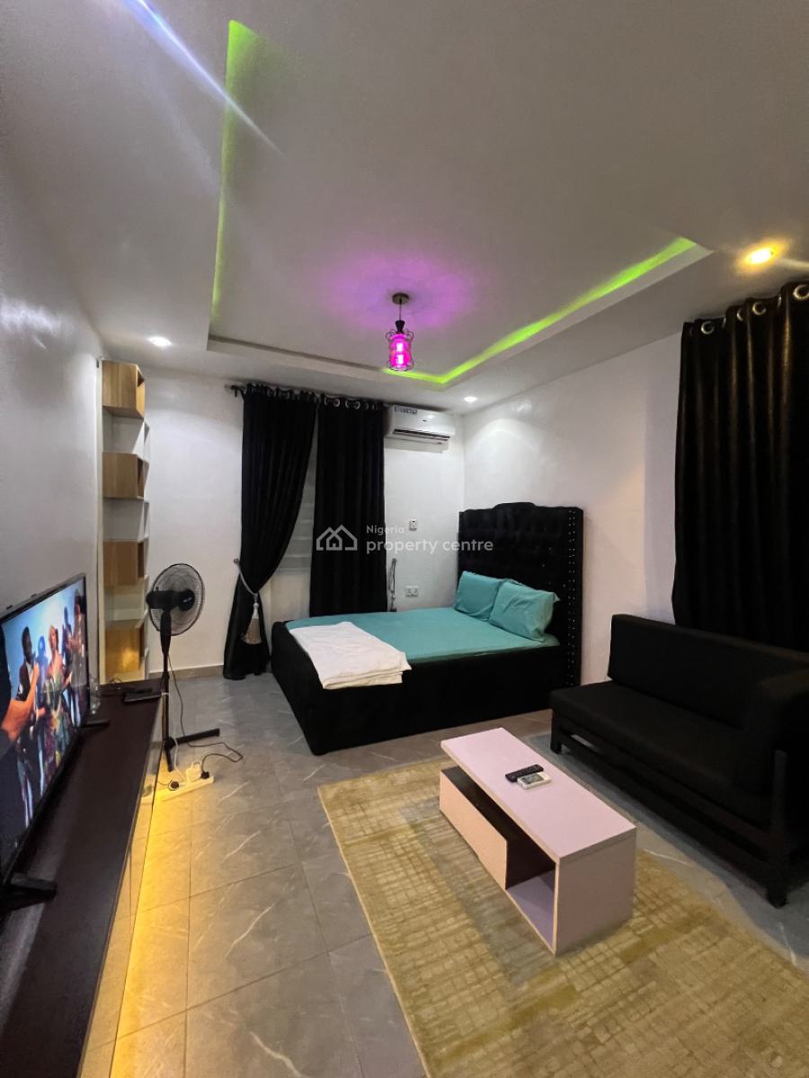 Well Serviced Very Spacious Furnished Studio Apartment, Jibowu, Yaba, Lagos, Self Contain (single Rooms) for Rent