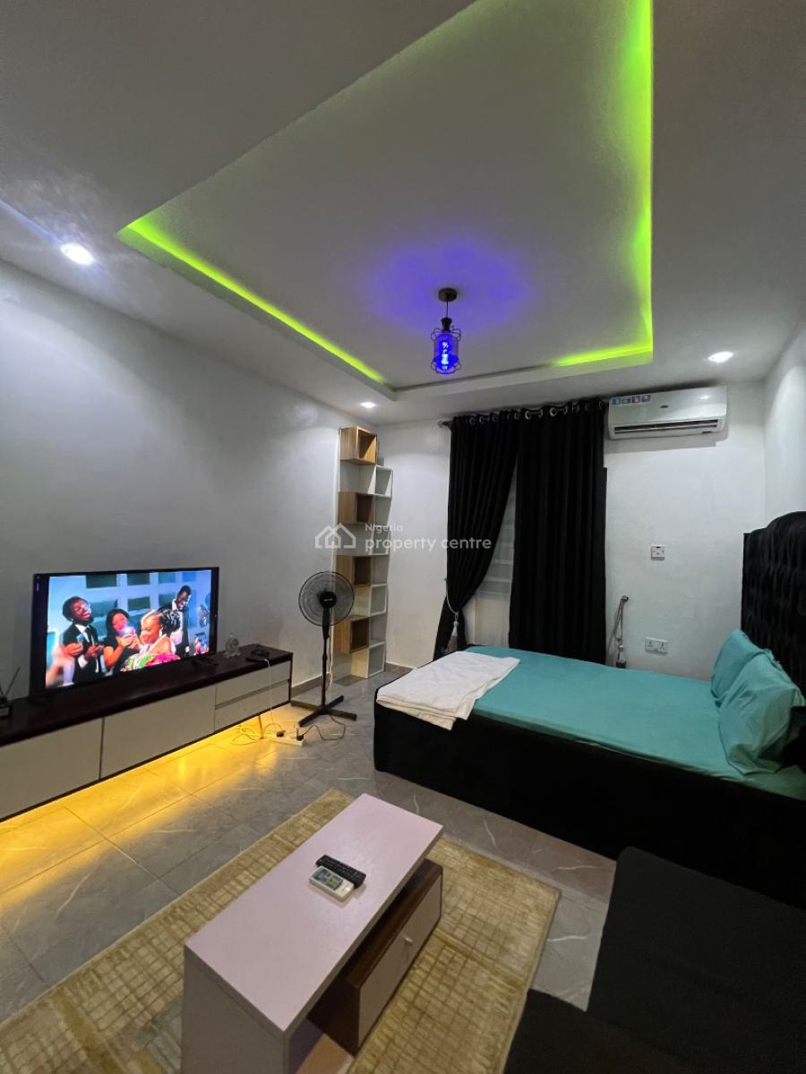 Well Serviced Very Spacious Furnished Studio Apartment, Jibowu, Yaba, Lagos, Self Contain (single Rooms) for Rent