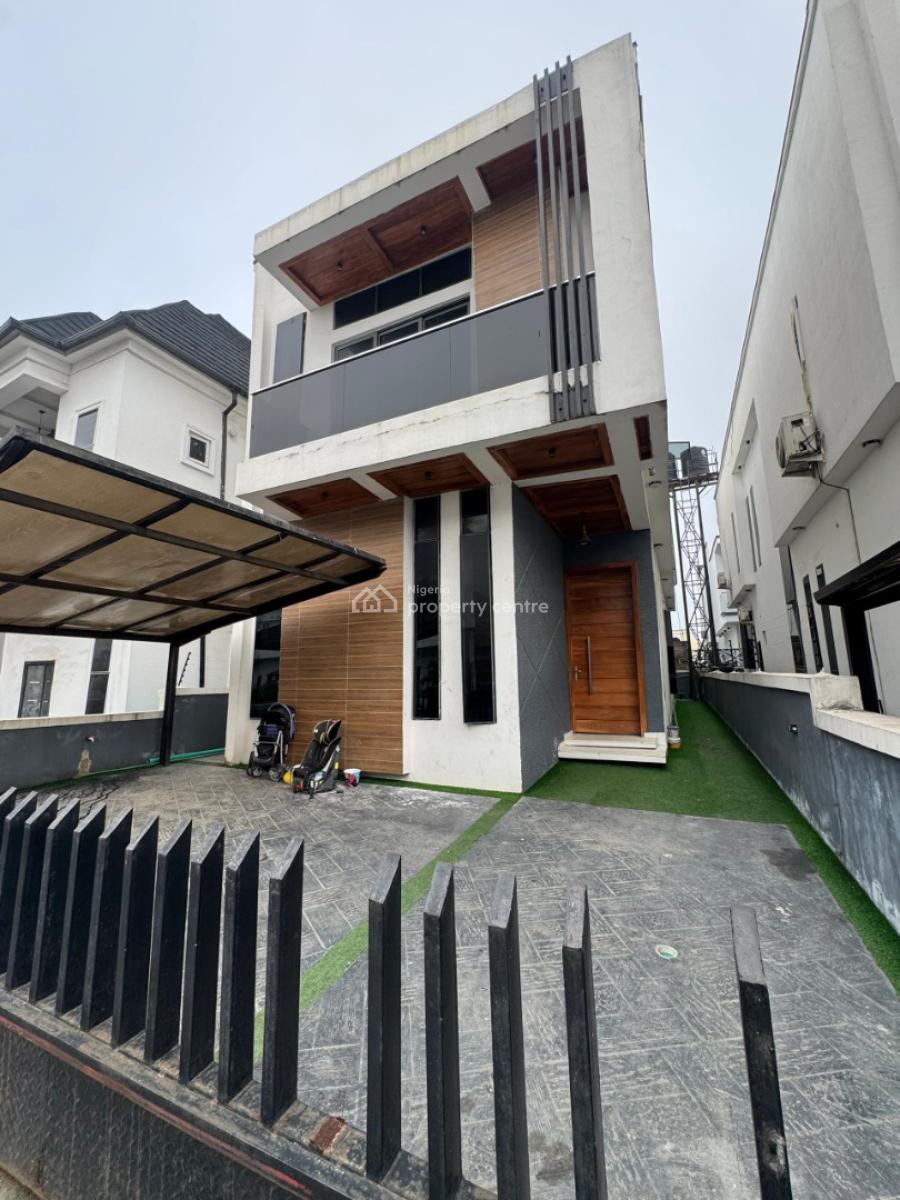 Newly Built 4-bedroom Semi-detached Duplex with Bq, Chevron, Lekki, Lagos, Semi-detached Duplex for Rent