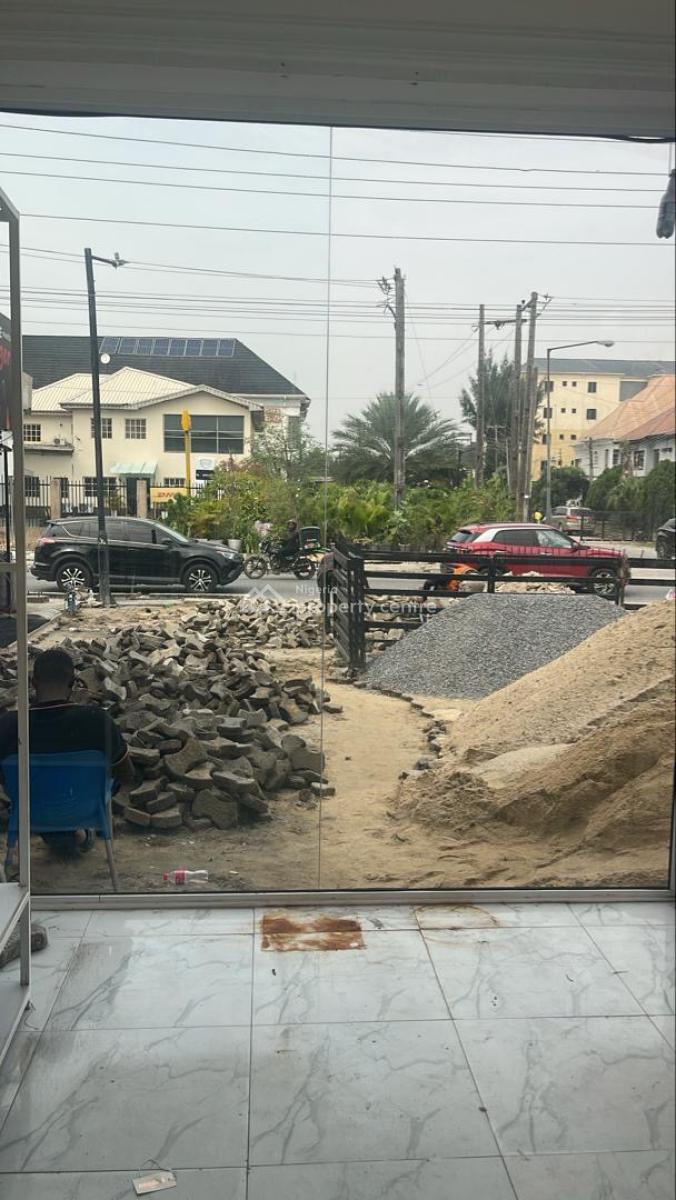 120sqm Shop Space on The Ground Floor Facing a Busy Commercial Road, Lekki Phase 1, Lekki, Lagos, Shop for Rent