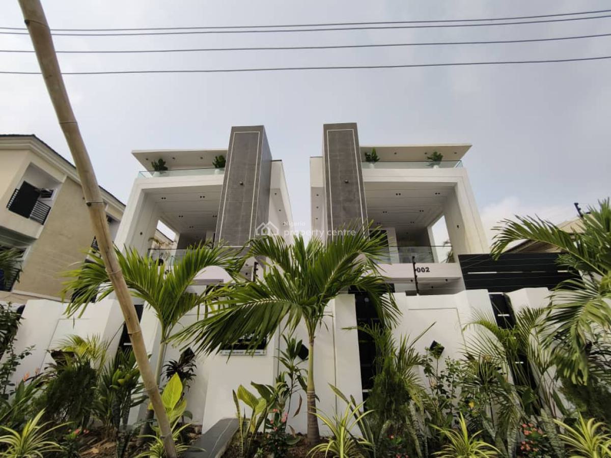 Luxury Well Built 2 Units of 5 Bedroom Fully Detached with Pool Gym Bq, Ikate, Lekki, Lagos, Detached Duplex for Sale
