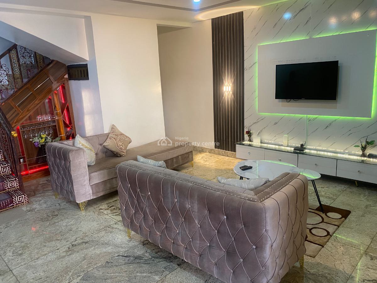 Fully Furnished 3 Bedroom Duplex with 1 Bedroom Bq, Naf Valley Estate, Asokoro District, Abuja, Semi-detached Duplex for Rent