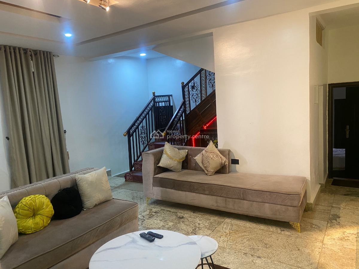 Fully Furnished 3 Bedroom Duplex with 1 Bedroom Bq, Naf Valley Estate, Asokoro District, Abuja, Semi-detached Duplex for Rent