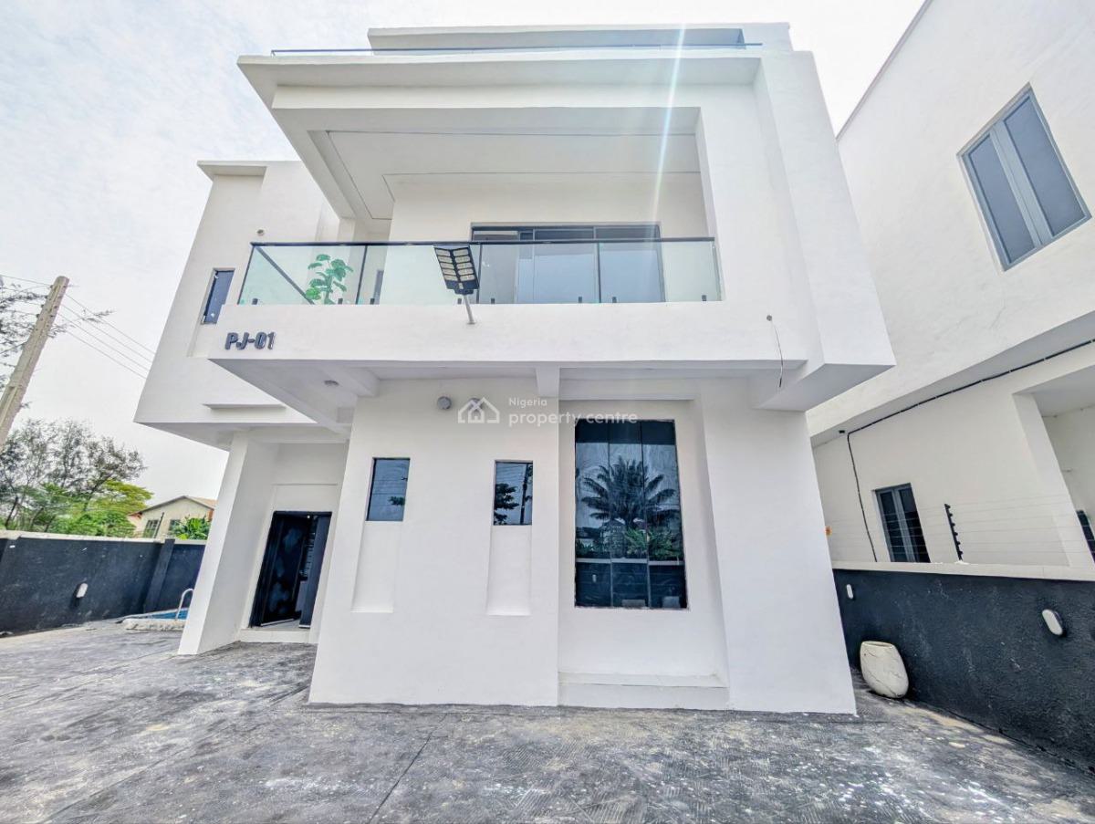 5 Bedroom Detached Duplex with a Swimming Pool & Bq, Lekki Scheme 2, Abraham Adesanya Bustop, Ajah, Lagos, Detached Duplex for Sale