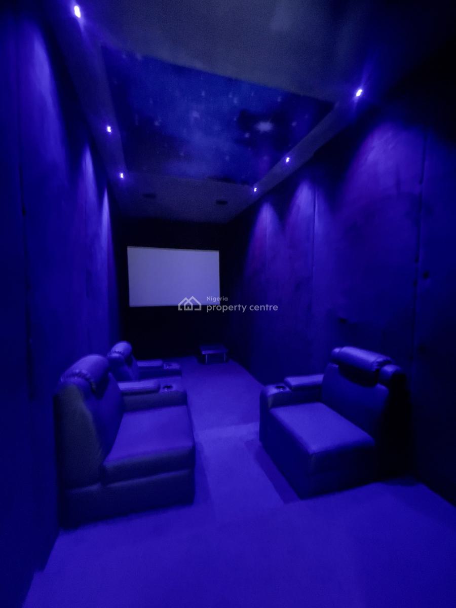 Fantastically Carved Luxury 5 Bedroom Detached Duplex with Cinema&terrace, Chevron, Lekki, Lagos, Detached Duplex for Sale