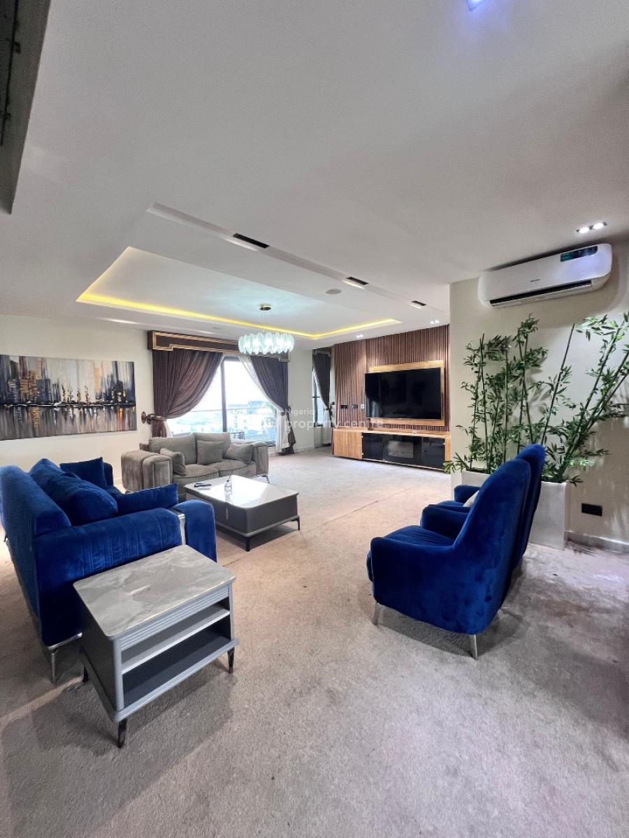 Neatly Built 4 Bedroom Maisonette (pentfloor )nor Furnished, Lekki Right, Lekki Phase 1, Lekki, Lagos, Flat / Apartment for Rent