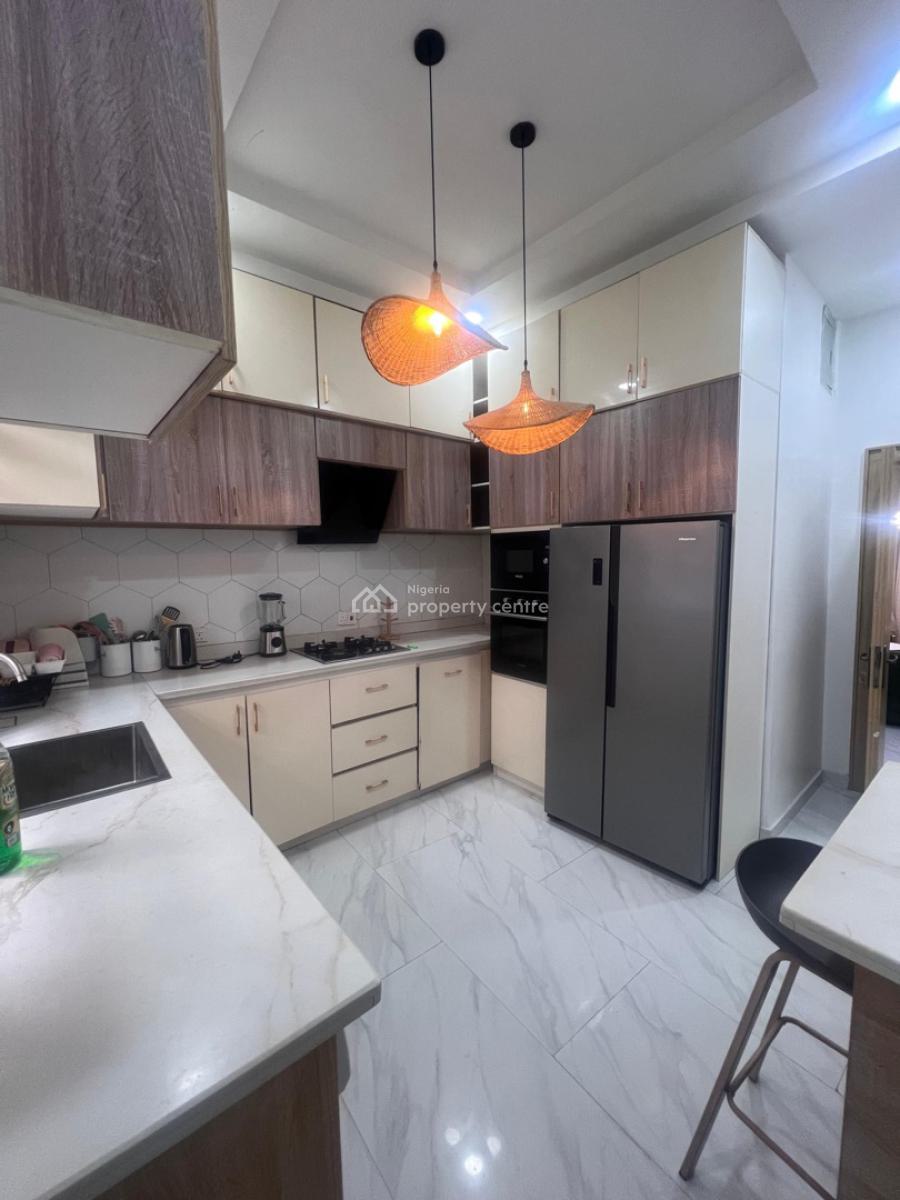 Fully Furnished 4 Bedroom Terrace Duplex with Bq Available, Ikate, Lekki, Lagos, Terraced Duplex for Rent