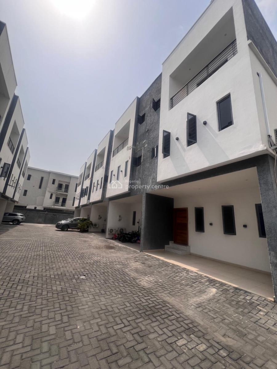 Fully Furnished 4 Bedroom Terrace Duplex with Bq Available, Ikate, Lekki, Lagos, Terraced Duplex for Rent