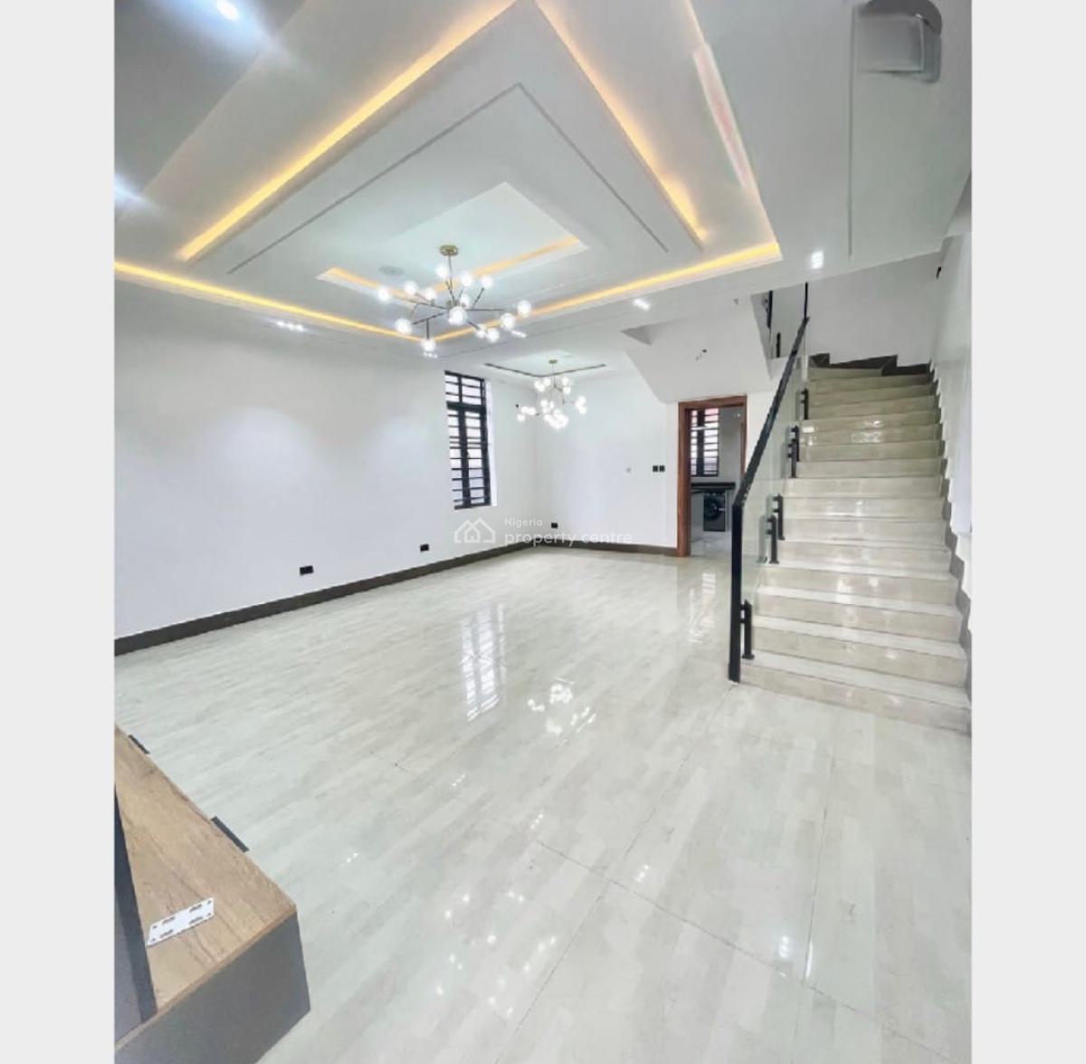 Newly Built 5bedroom Fully Detached Duplex,  Bq Fitted Kitchen, Pool, Lekki Phase 1, Lekki, Lagos, Flat / Apartment for Rent