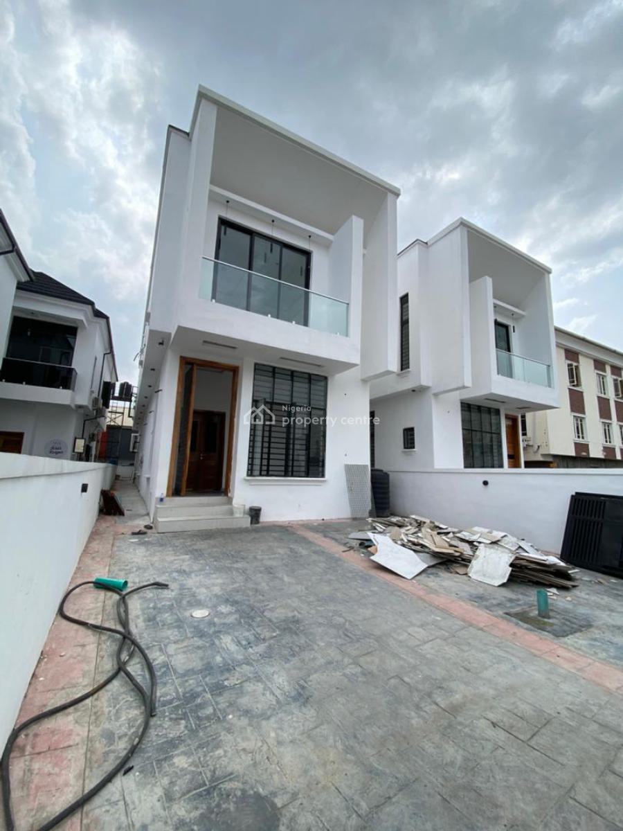 Lovely 5 Bedroom Fully Detached Duplex with Bq in a Secured Estate, Osapa, Lekki, Lagos, Detached Duplex for Sale