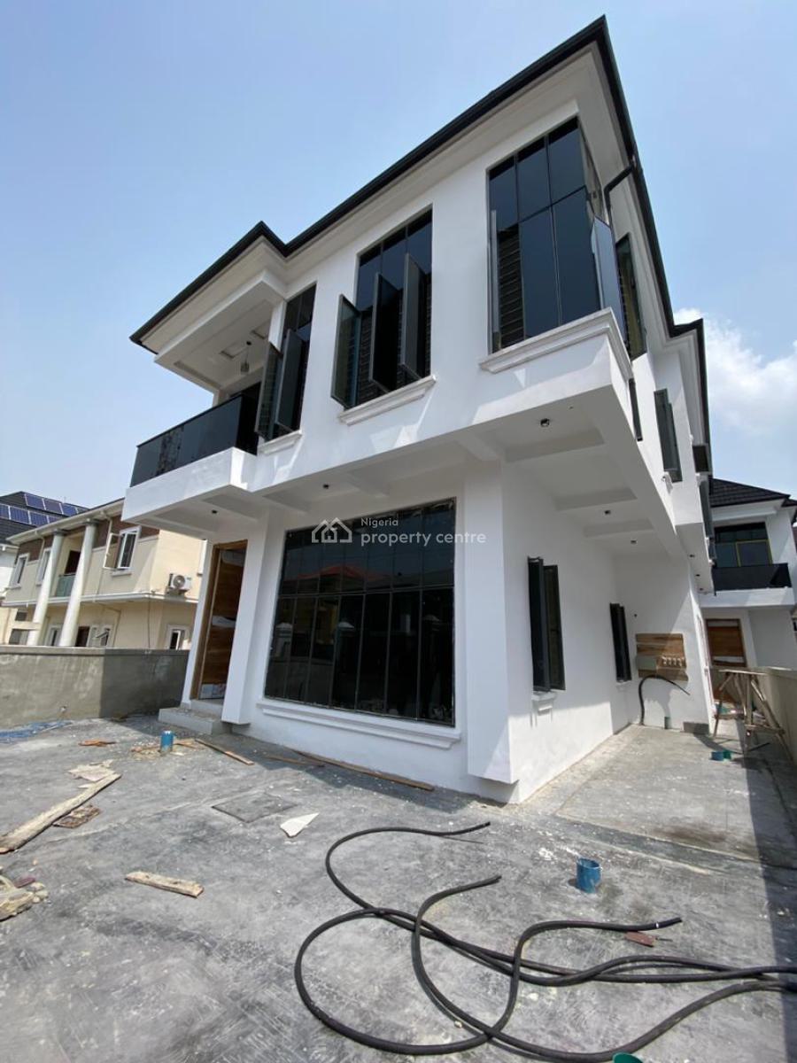 Beautifully Built 5 Bedroom Fully Detached Duplex - Bq- (front Unit), Osapa, Lekki, Lagos, Detached Duplex for Sale